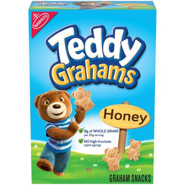 Teddy Grahams Honey Graham Snacks, 10 Oz