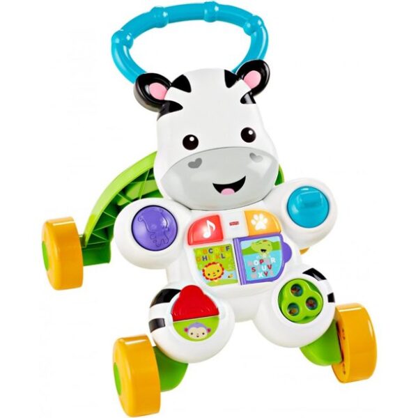 Fisher-Price Learn with Me Zebra Walker, Musical Infant Walking Toy