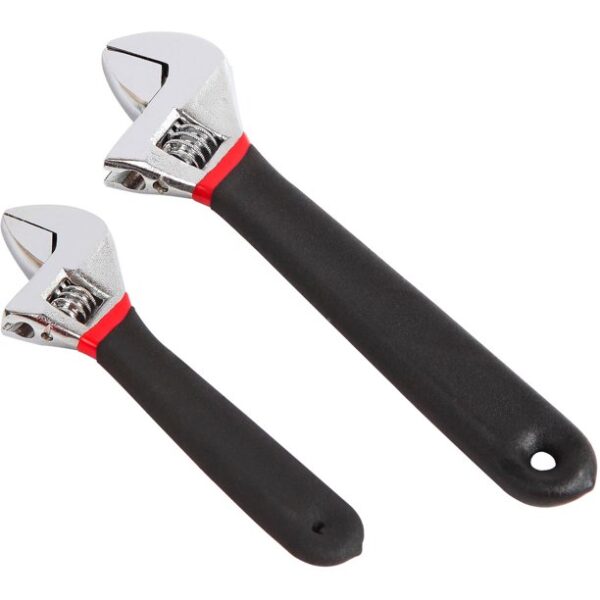 Hyper Tough 2-Piece Adjustable Wrench Set5.99