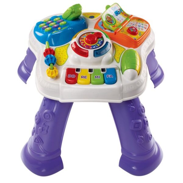 VTech Sit-to-Stand Learn and Discover Table, Activity Toy for Baby