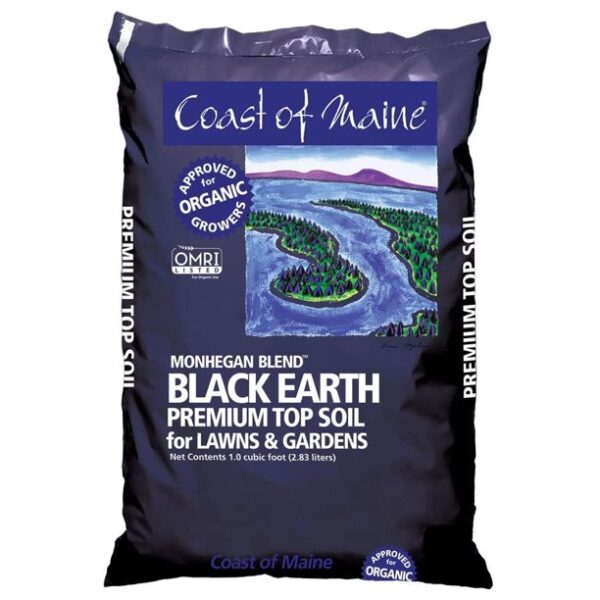 Coast of Maine Monegan Blend, Black Earth Premium Top Soil, 1 Cu Ft