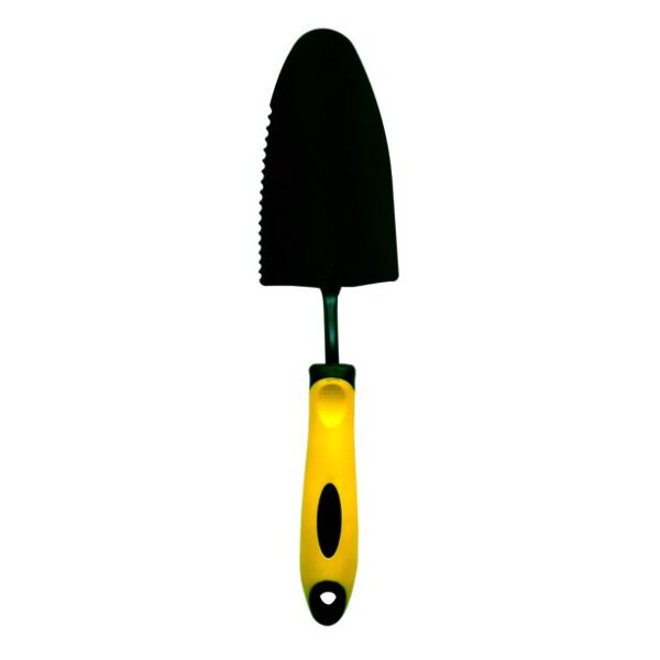 EG Expert Gardener Steel Trowel – 12.6” Length Ergonomic Handle Comfort Grip in Black and Yellow